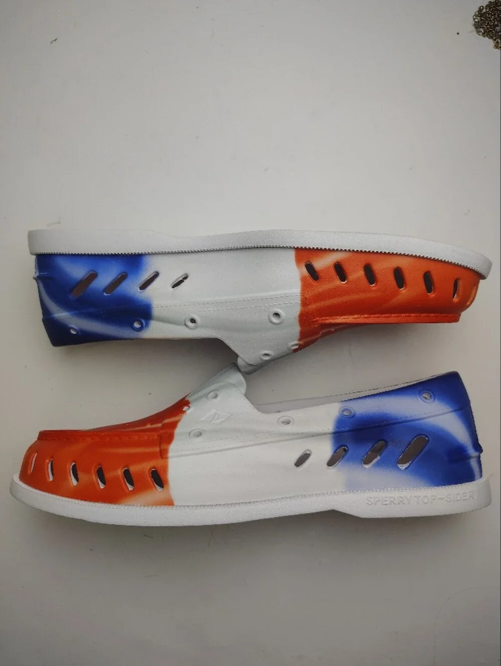 Sperry Popsicle Firecracker Americana A/O Float Slip-On Boat Shoes Size 13